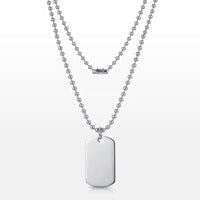 COLAR MASCULINO PLAQUINHA MILITAR