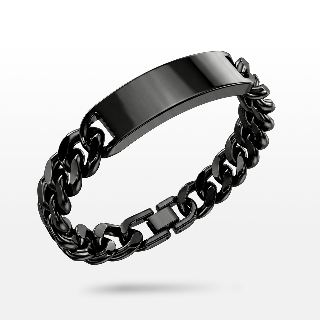 PULSEIRA GRUMET COM PLACA PERSONALIZÁVEL 13MM