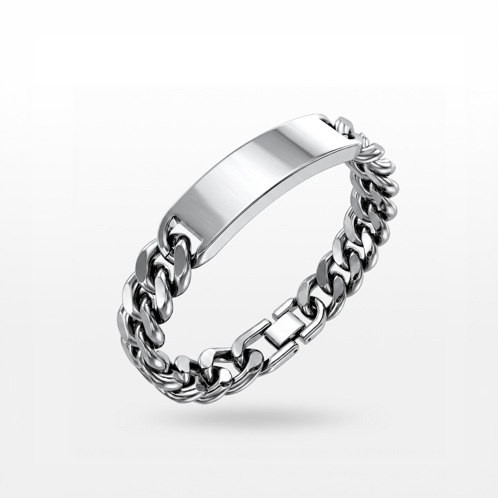 PULSEIRA GRUMET COM PLACA PERSONALIZÁVEL 13MM