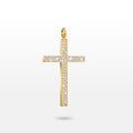 PINGENTE FAITH CRUZ COM ZIRCÔNIAS
