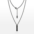 COLAR PRIME VENEZIANA PENDENTE CILÍNDRICO NÚCLEO EM CAUCCIU ESPIRAL LIMITED EDITION