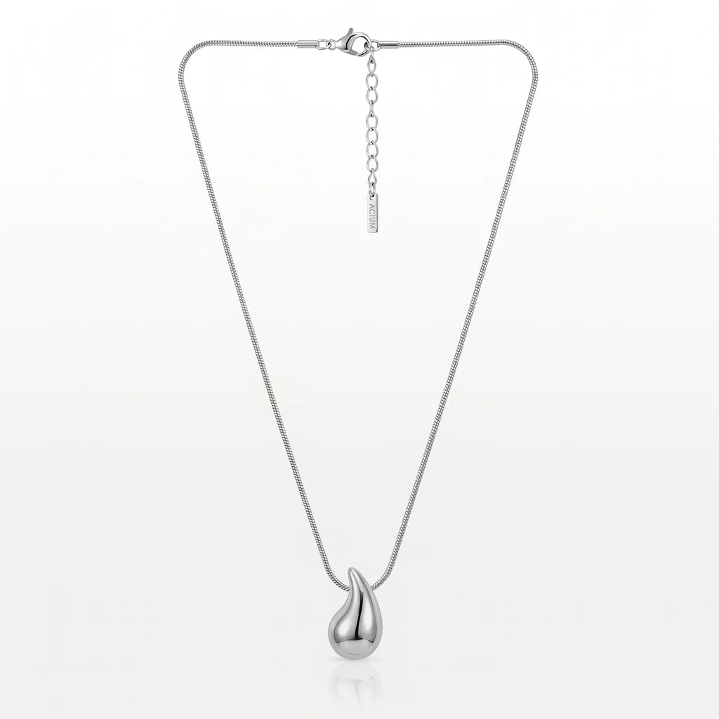 COLAR MINIMALIST CORRENTE 40CM RABO DE RATO 1,5MM PINGENTE LIMITED EDITION