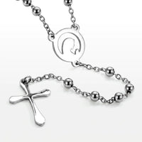 TERÇO FAITH BOLINHA PINGENTE "NOSSA SENHORA E CRUZ