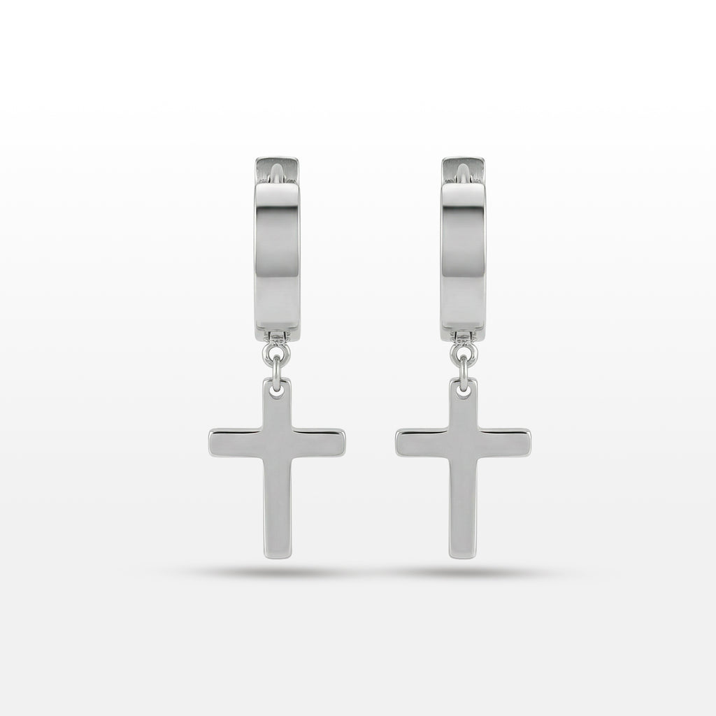 BRINCO FAITH ARGOLINHA PENDENTE CRUZ