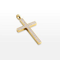 PINGENTE FAITH CRUZ COM ZIRCÔNIAS
