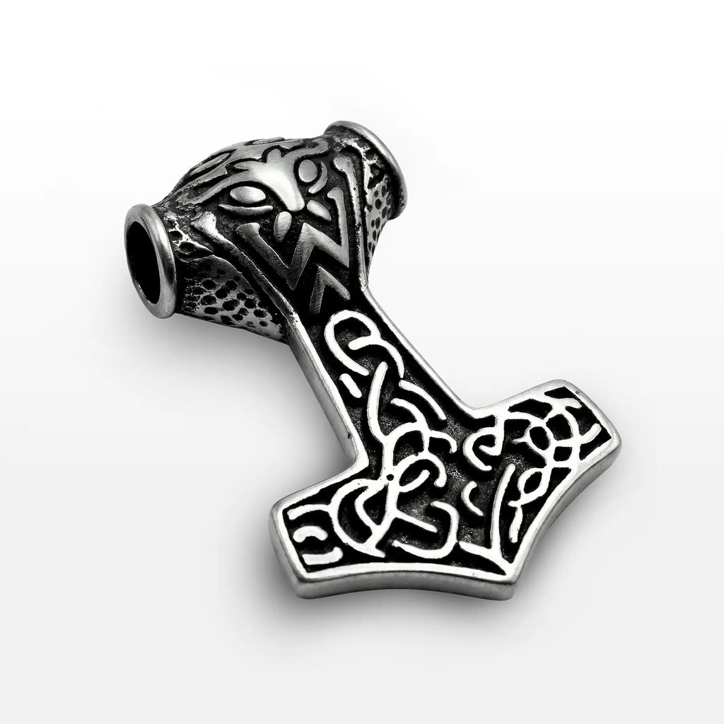 PINGENTE POLIDO MARTELO MJOLNIR