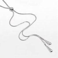 COLAR PRIME PENDENTE GOTA DUPLO