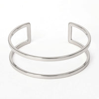 BRACELETE EM AÇO PRIME FIO DUPLO LISO