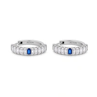BRINCO EM AÇO GLOW ARGOLINHA COM ZIRCÔNIAS