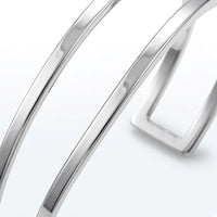 BRACELETE EM AÇO PRIME FIO DUPLO LISO