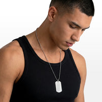 COLAR MASCULINO PLAQUINHA MILITAR