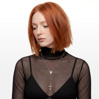 TERÇO FAITH BOLINHA PINGENTE "NOSSA SENHORA E CRUZ