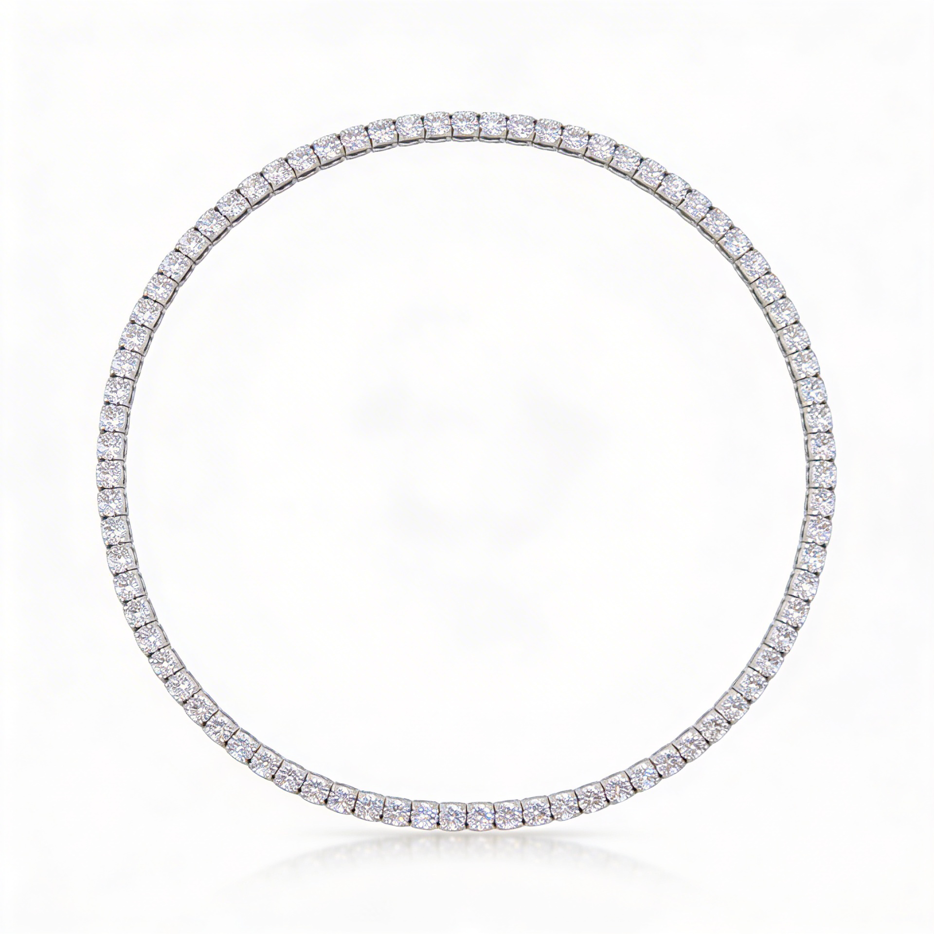 Colar Cravejado Com Zircônias