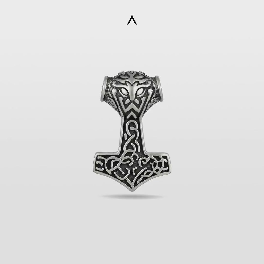 PINGENTE POLIDO MARTELO MJOLNIR