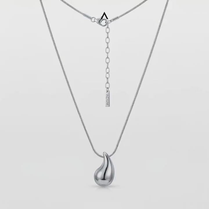 COLAR MINIMALIST CORRENTE 40CM RABO DE RATO 1,5MM PINGENTE LIMITED EDITION