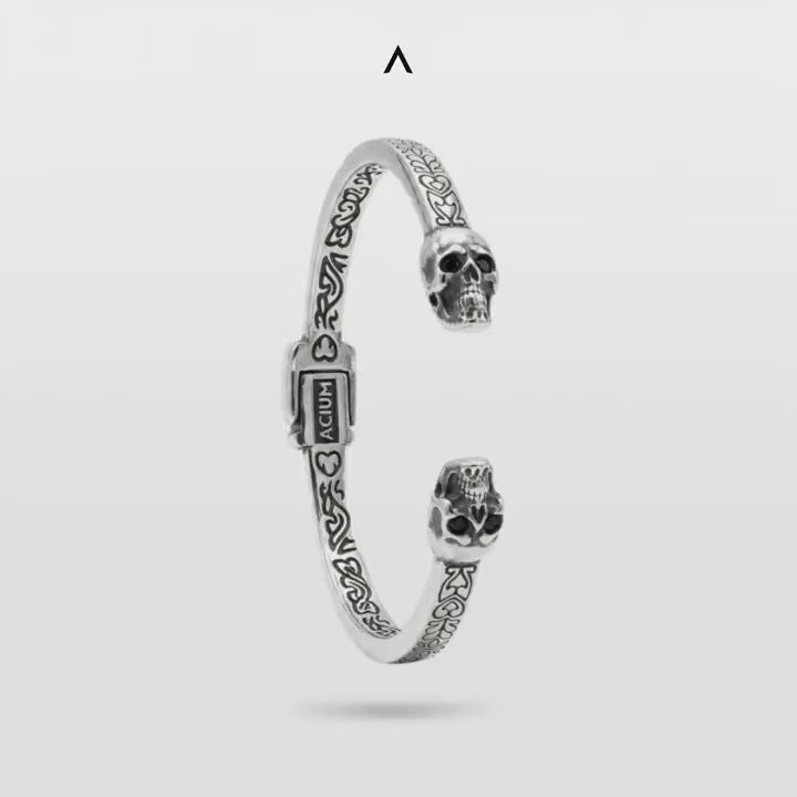 BRACELETE DARK ORNAMENTAL CAVEIRA