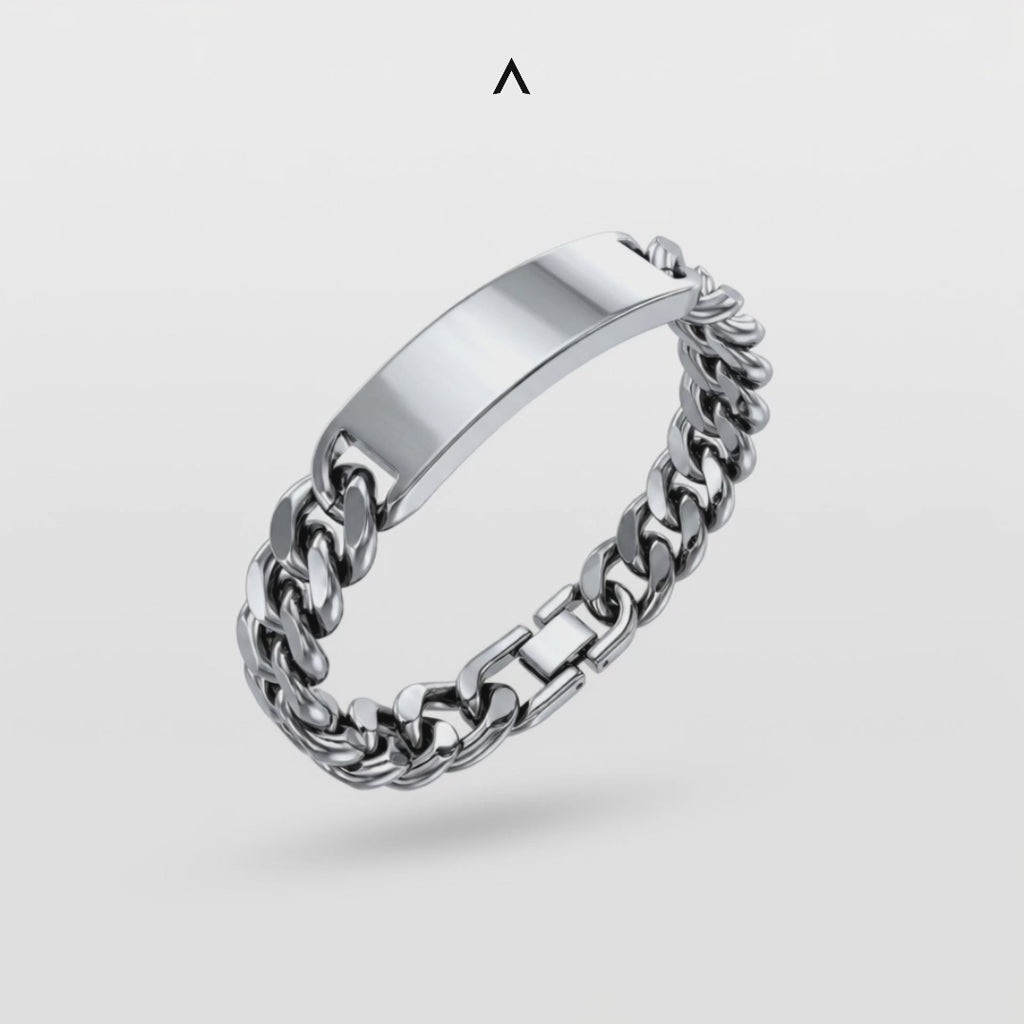 PULSEIRA GRUMET COM PLACA PERSONALIZÁVEL 13MM