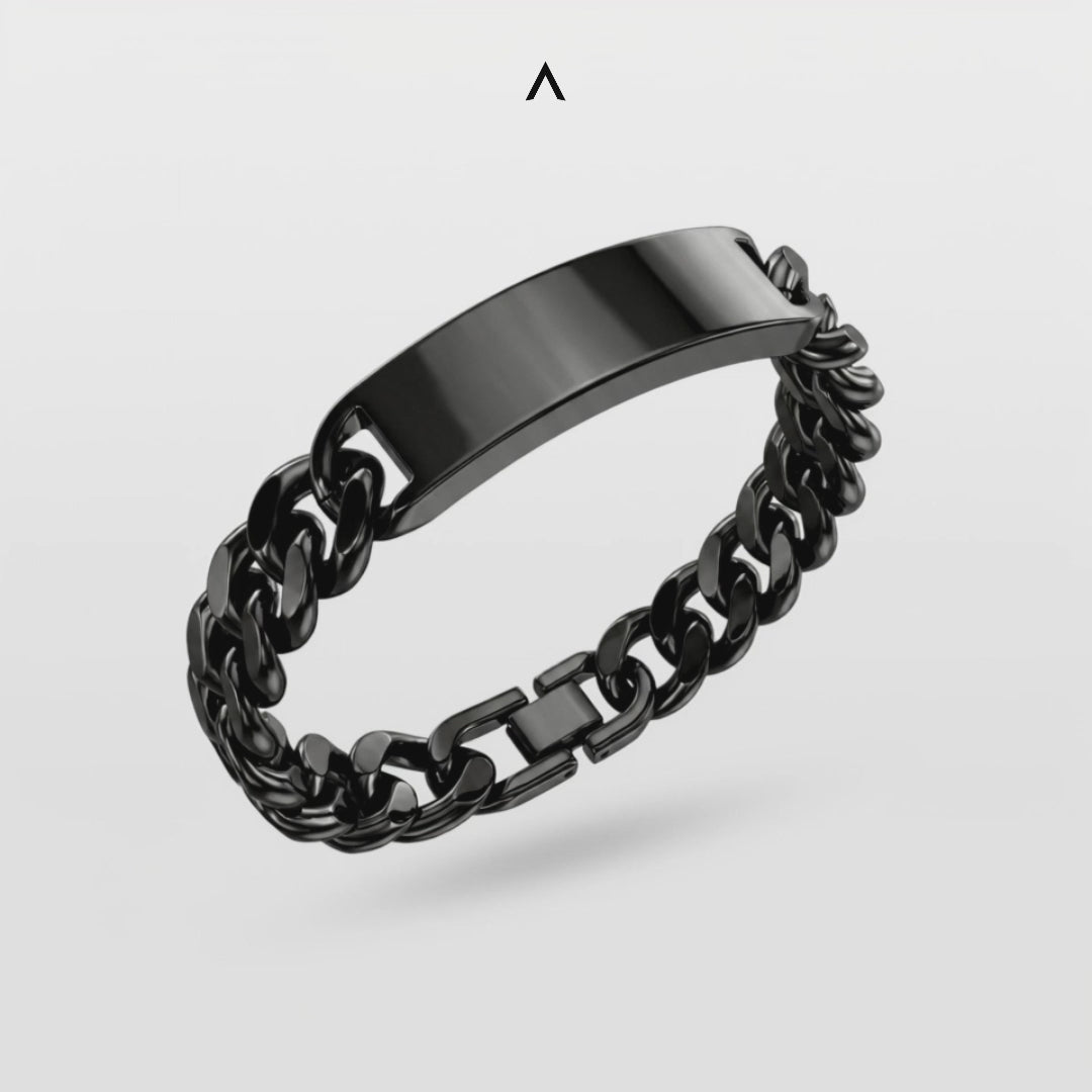 PULSEIRA GRUMET COM PLACA PERSONALIZÁVEL 13MM