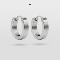 BRINCO ARGOLA AÇO POLIDO